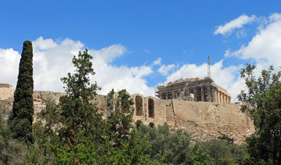 Naklejka na ściany i meble Acropole, Athènes, Grèce