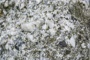 Quartz in stone.