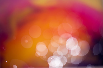 Abstract hot color bokeh Background.