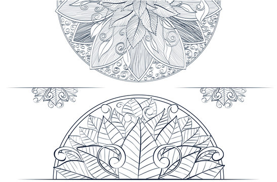 Mandala vector ornament