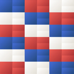 usa color style fashion paper art  texture cubes geometric pattern design vector