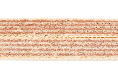 Waffles on a white background