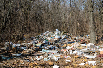 Dump. Environmental pollution.