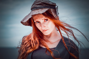 Female portrait pirate