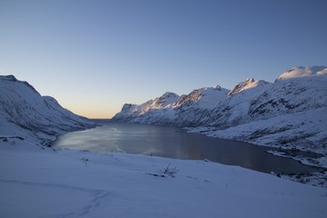 Obraz premium Ersfjordbotn (Norvège)