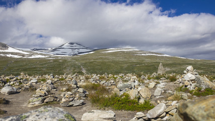 Steintürme in Norwegen