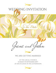 Fototapeta na wymiar Wedding invitation