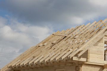 Wooden rafter framing