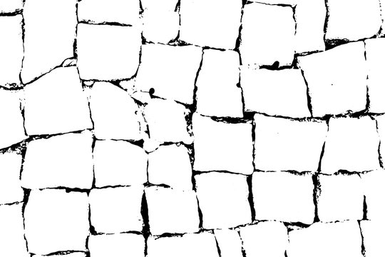 Brick texture. Grunge stone packground. Vector pattern.