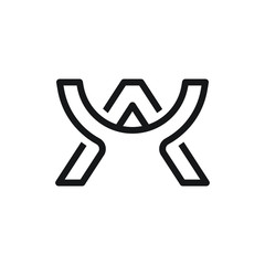 Letter A logo template