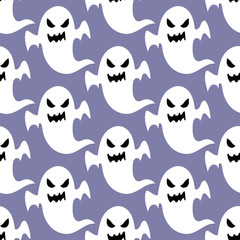 Ghost halloween pattern