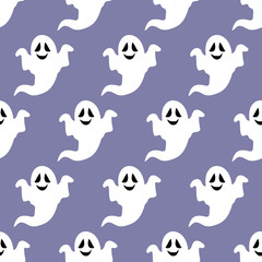 Ghost seamless pattern