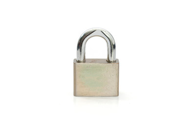 Fototapeta premium padlock isolated on white
