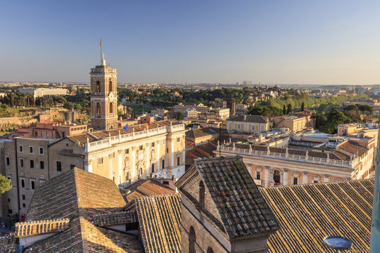Italy, Rome, Capidoglio, home of the city Mayor