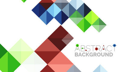 Modern geometric presentation background