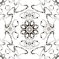 Vector seamless ornamental pattern 1
