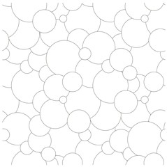 Monochrome circle pattern stock vector illustration
