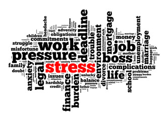 Stress word cloud - 167946705