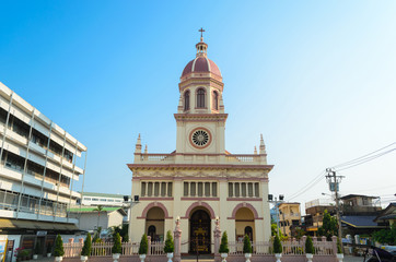 Fototapeta na wymiar Santacruz Church, Thailand