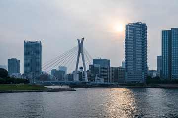 Obraz premium 東京湾岸 中央大橋１