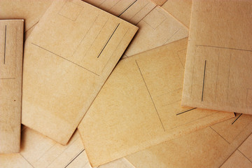 rear view of  post cards