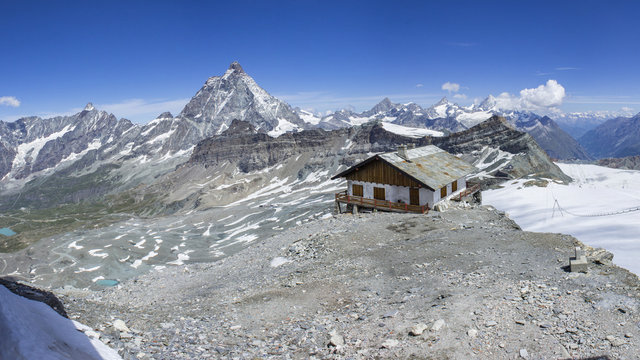View on Matterhorn from Testa Grigia