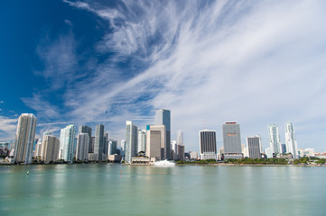Fototapeta premium Miami skyline skyscraper