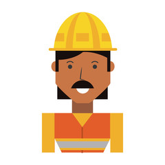 Worker profile cartoon
