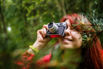 Image of girl with camera