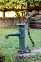 vintage water pump