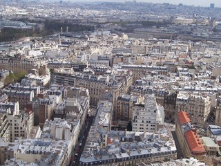View at Paris from above