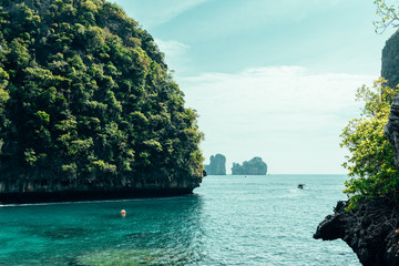 Backside of Maya Bay