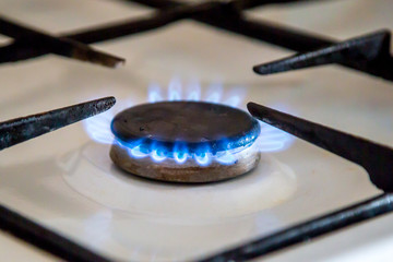 Gas burner for domestic cooker