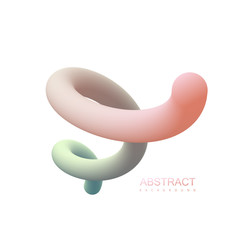 Abstract 3d pastel stripe.