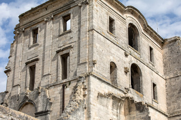 Fototapeta na wymiar Abbey of St. Peter in Montmajour near Arles, France