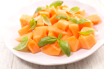 melon and basil