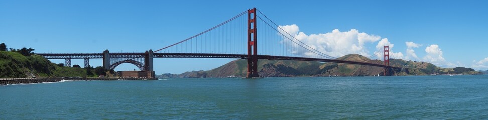 Beautiful view of Golden Gate Bridge