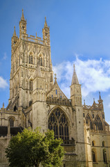 Fototapeta na wymiar Tower of Gloucester Cathedral