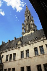 Fototapeta na wymiar Extérieurs de l’Hôtel de Ville de Bruxelles (Belgique)