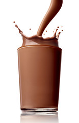 Schokoladenmilchgetränk Spritzglas