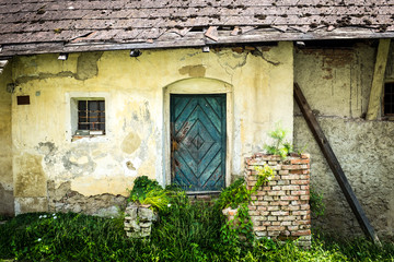 Fototapeta na wymiar A rustic building near Melk Austria