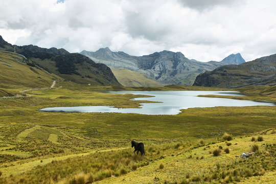 Huachucocha lake, Peru