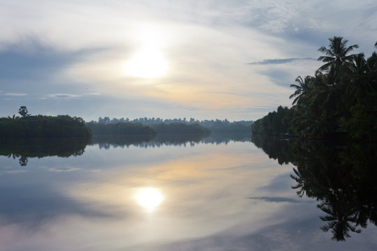 Sri Lankan lake at Marawila