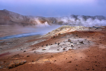 Heiße Quellen in Island
