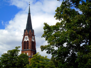wieża kościoła 