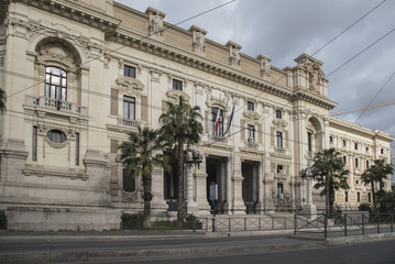 Fototapeta na wymiar Rome, ministry of public education