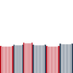 Stack of books background teplate. Vector illustration.