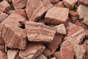 Background, sandstones from Orsa in Sweden.