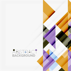 Triangle pattern design background