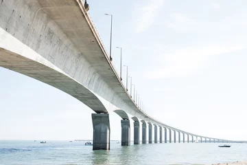 Photo sur Plexiglas Atlantic Ocean Road pont île de ré charente océan atlantique relier arche plage mer route